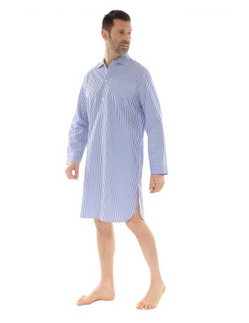 CHEMISE DE NUIT BLEU WAYNE 