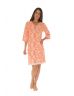 ROBE D'ETE LONGUE ORANGE GARDELIA 620426100