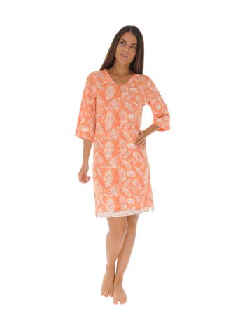 ROBE D'ETE LONGUE ORANGE GARDELIA 620426100