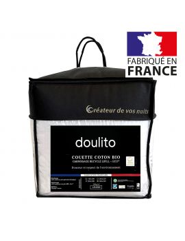 Couette légère coton bio - 240x260 cm - 200g/m² - Made in France