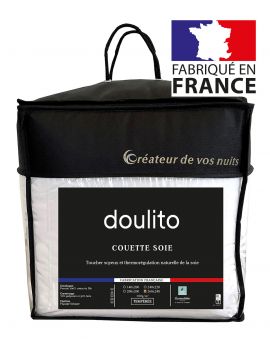 Couette tempérée soie - 260 x 240 cm - 300g/m² - Made in France