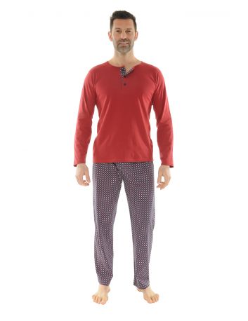 PYJAMA LONG ROUGE KELIAN 221153312