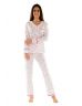 PYJAMA LONG BLANC LILY 621009200