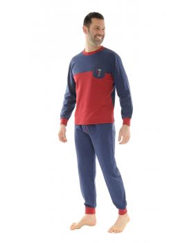 PYJAMA LONG JOGGING BLEU KINGSTON