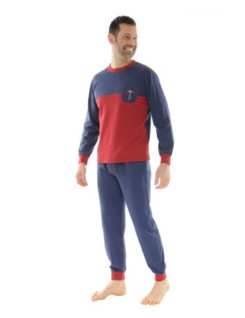 PYJAMA LONG JOGGING BLEU KINGSTON 221071200