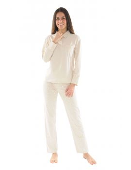 PYJAMA LONG BEIGE LEONTINE