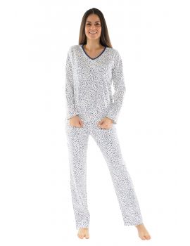 PYJAMA LONG BLANC LISANDRA