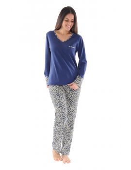 PYJAMA LONG BLEU LUCIA 621121200