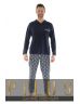 PYJAMA LONG HOMME BLEU JOCELYN 131231200