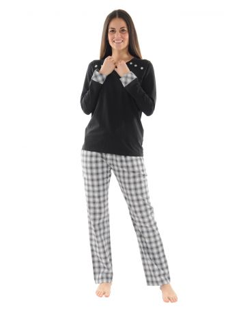 PYJAMA LONG NOIR LENNIE 621738172