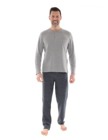 PYJAMA LONG GRIS KELIO 221357112