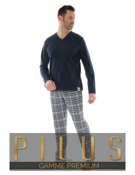 PYJAMA LONG HOMME BLEU JULIAN