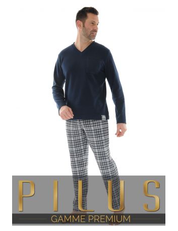 PYJAMA LONG HOMME BLEU JULIAN