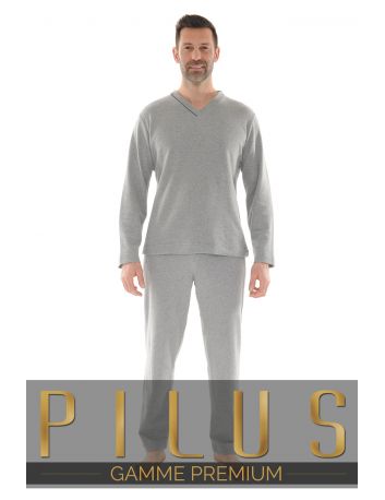 PYJAMA LONG HOMME GRIS JORICK