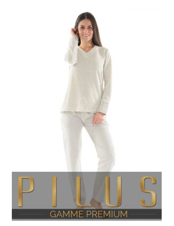 PYJAMA LONG GRIS IVONE