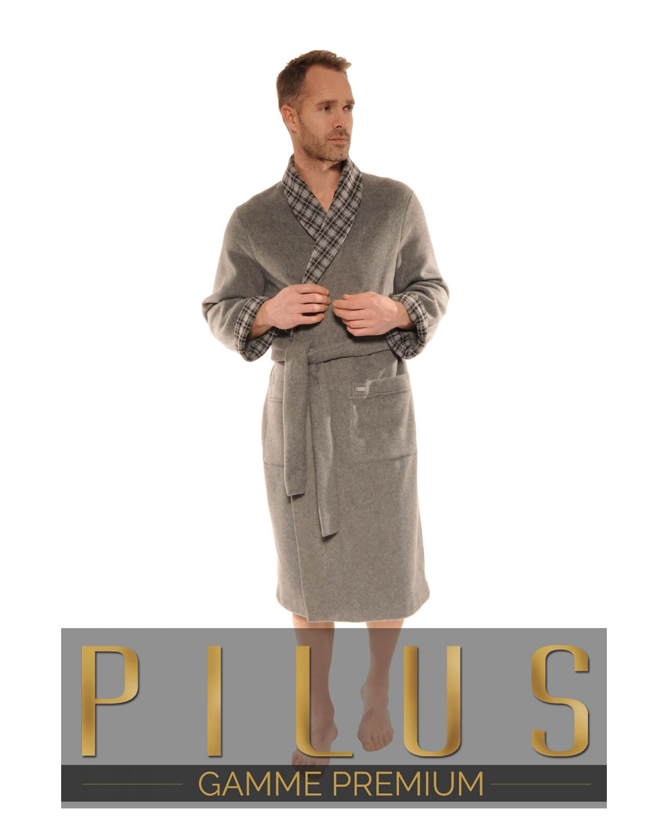 ROBE COL CHALE Homme, promo 19H -30 %, Modèle TREVIS