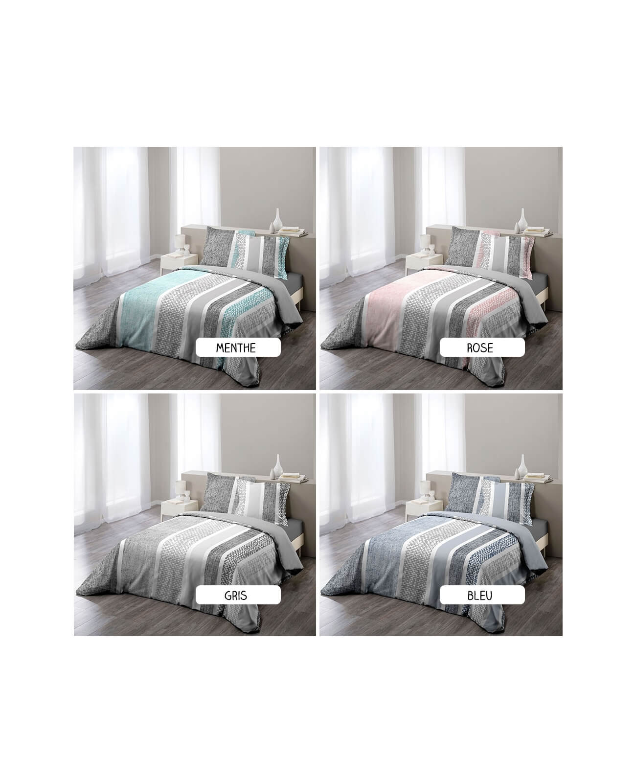 220x240 Housse de couette + taies